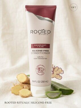 Rooted Rituals Ginger Root Aloe Silicone Free Conditioner 8.4 Fl Oz